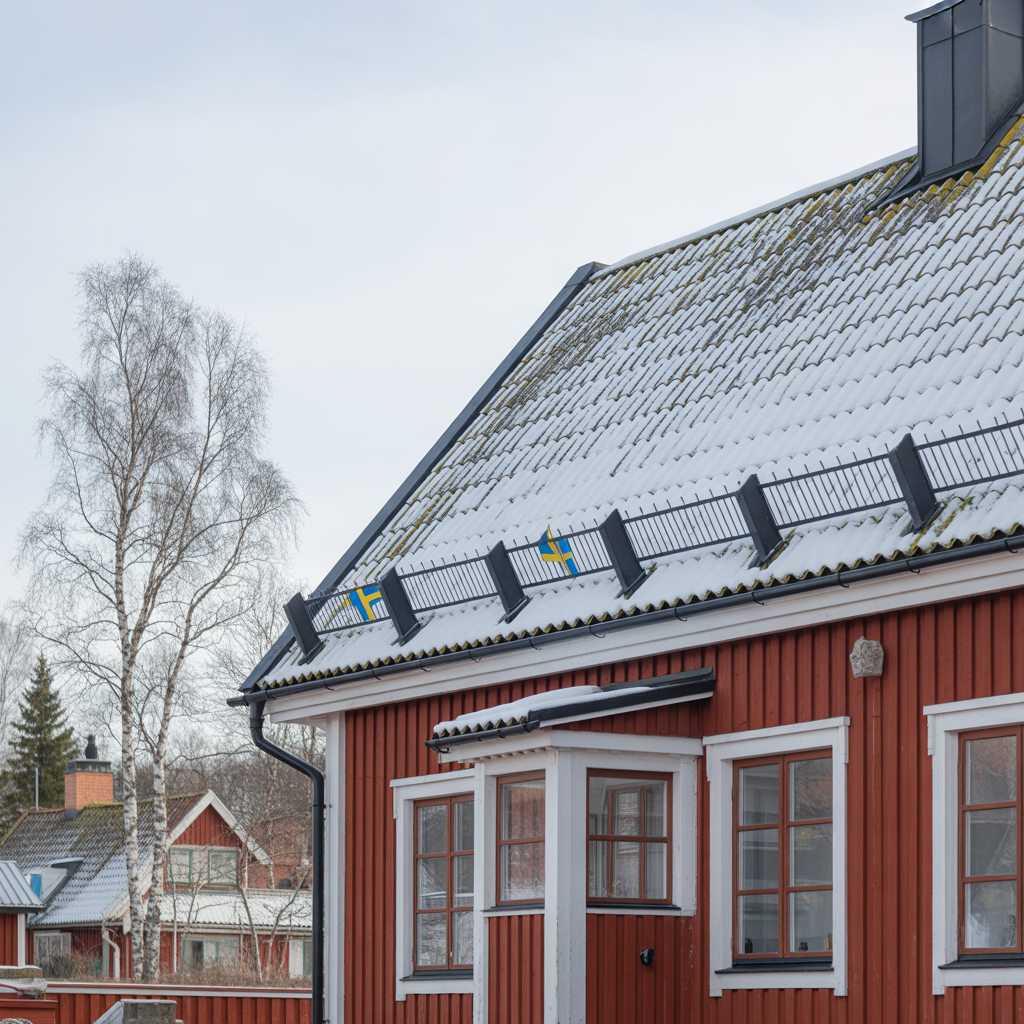 snorasskydd pa villatak krav placering och kostnad